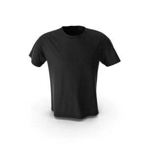 Black Round Necked T-Shirt